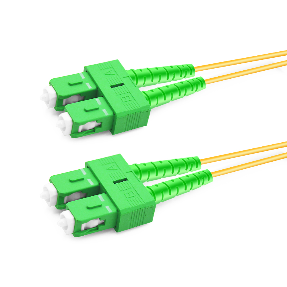 SC/APC-SC/APC SM Duplex Fiber Optic Patch Cord - BaiYu Fiber